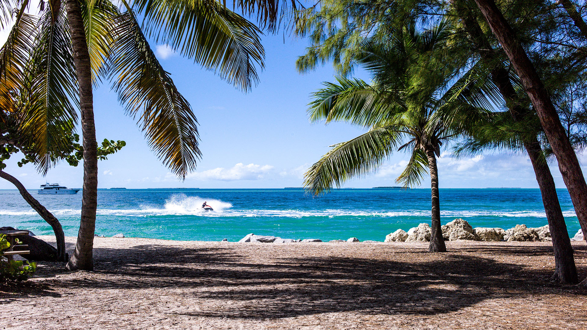 Paddle boarder in Hawaii