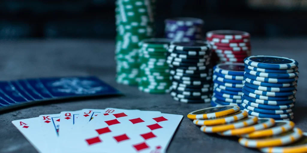 Increase the odds with your poker chips and cards