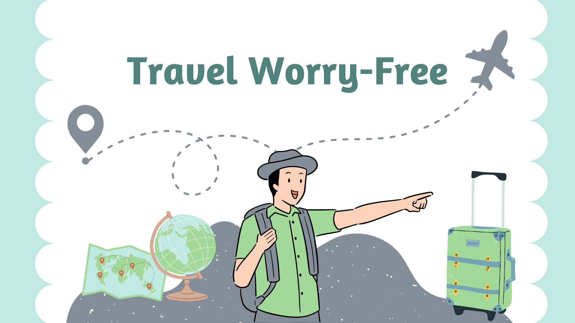 Purchasing travel insurance for your trip outside of Canada helps you travel worry free.